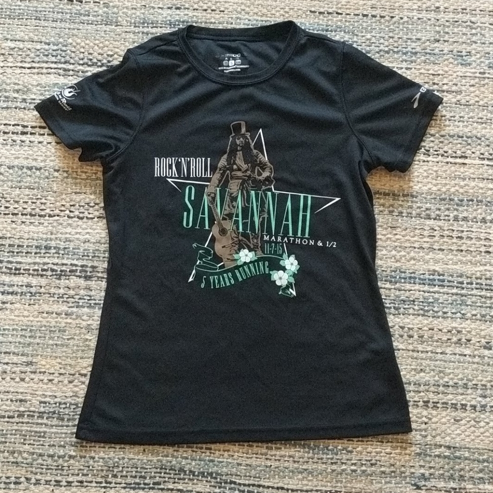 Brooks Rock n Roll Marathon Savannah 2015 Shirt S